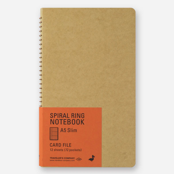 Traveler's Company Spiral Notebook: Card File