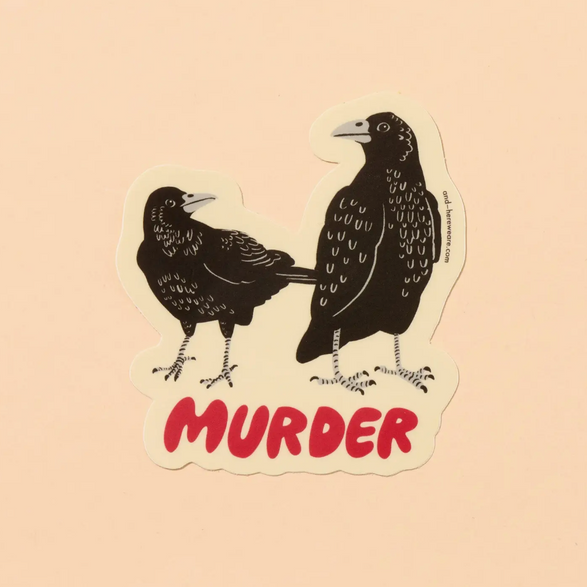 Two Crows Sticker