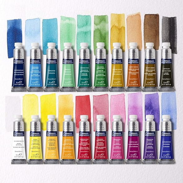 Winsor & Newton Watercolor Paint: Set of 20