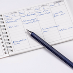 Undated Weekly Spiral Planner - Black