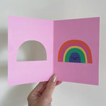 Smiley Rainbow Cut-Out