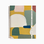 Blank Painted Notebook: Abstract Yellow