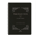 Lined Notebook: Black Free Days