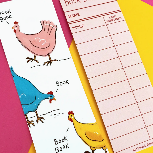 Book Book Chicken Bookmark