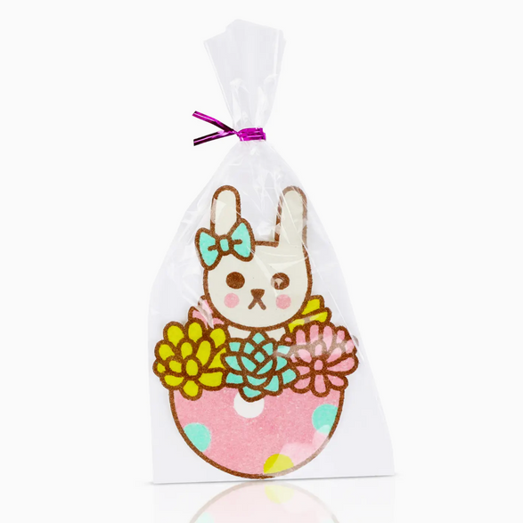 Sand Art DIY Kit: Floral Bunny Pot