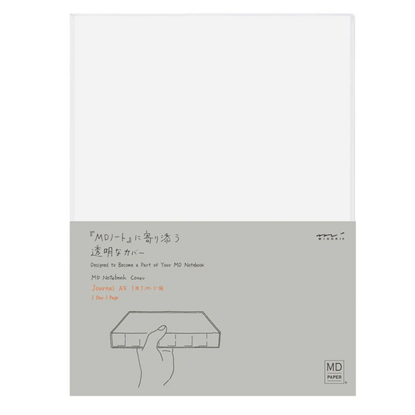 1 Day 1 Page MD A5 Notebook Clear Cover