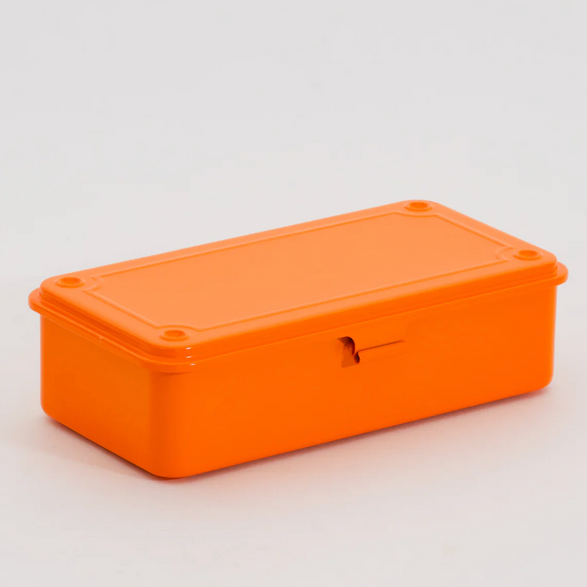 Orange Toyo Steel Toolbox - Small