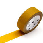 MT Washi Tape: Solids (15mm) - 38 color options