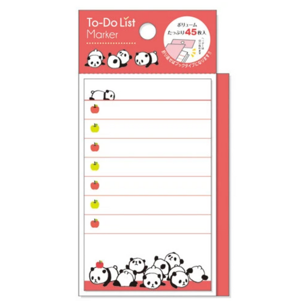 Panda Checklist Sticky Notes