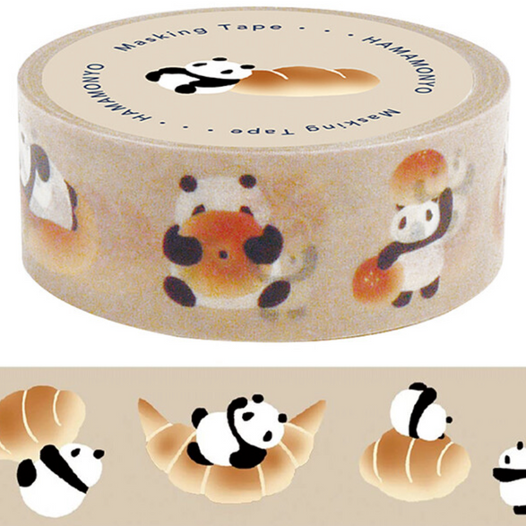 Breads + Pandas Washi Tape (15mm)