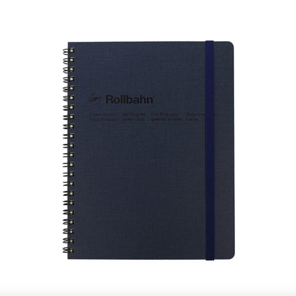 Cap-Martin Graph Rollbahn Notebook: Dark Blue