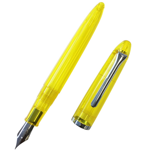 Sailor Compass 1911 Transparent Fountain Pen - Yellow