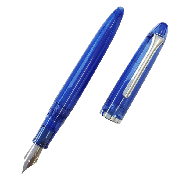 Sailor Compass 1911 Transparent Fountain Pen - Blue