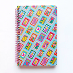 Stamp Pattern Stationery Store Day Notebook