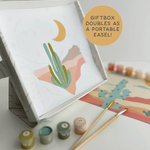 Paint By Numbers Kit + Easel: Lillies in Bloom