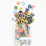 Pastel Magnetic Letters - 200 pieces