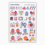 Fruit Artists Sticker Sheet