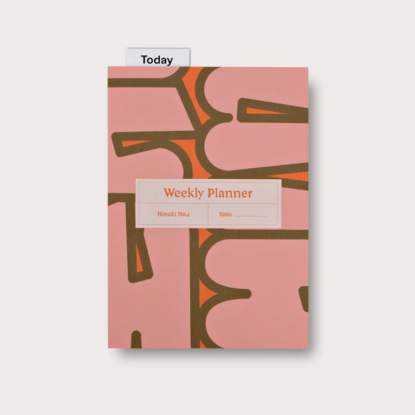 Undated Weekly Planner: Hinoki