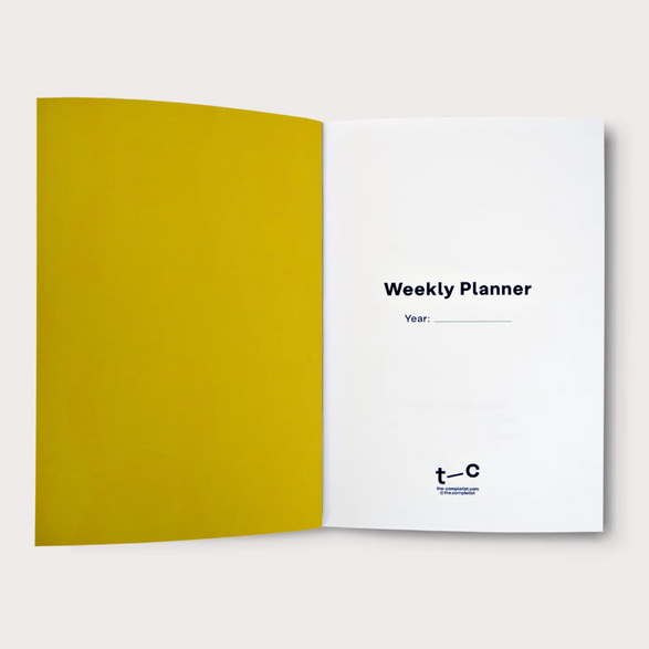 Undated Weekly Planner: Casetta
