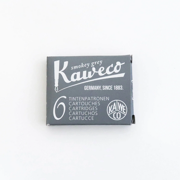 Kaweco Ink Cartridge in Smokey Grey - Pack of 6 - Pens Kaweco Ink Cartridge in Smokey Grey - Pack of 6 - Pens
