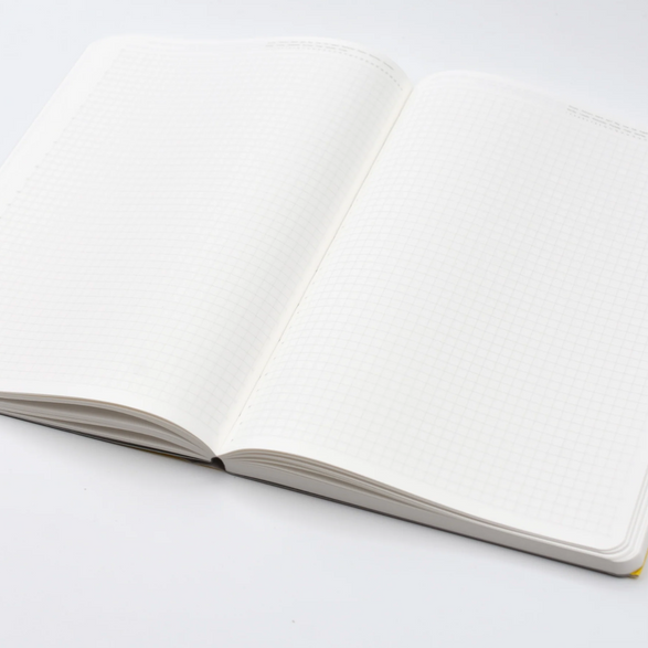 Stalogy Yearly Planner Notebook (Graph Paper) - Cacao Brown
