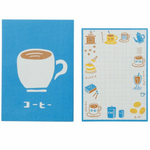 Blue Coffee Letter Set