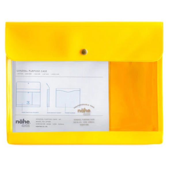 Yellow General Purpose Pouch (A5)