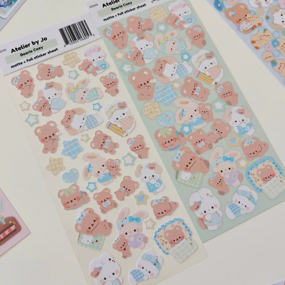Bearie Cozy Sticker Sheet