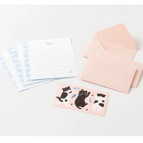 Mini Hungry Cat Letter Set