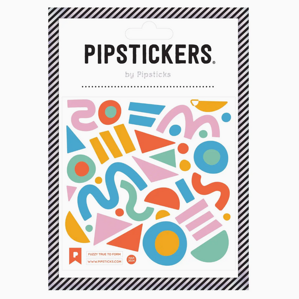Fuzzy Abstract Shapes Sticker Sheet