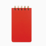 Lined Reporter Notebook - Red