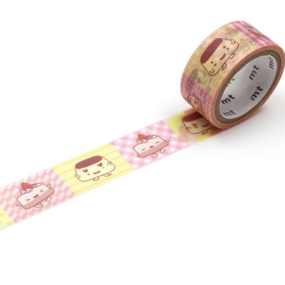 MT Washi Tape: Pudding (15mm) - 3m