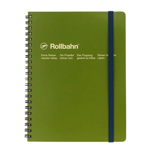 Graph Rollbahn Notebook: Olive (5.5x7)