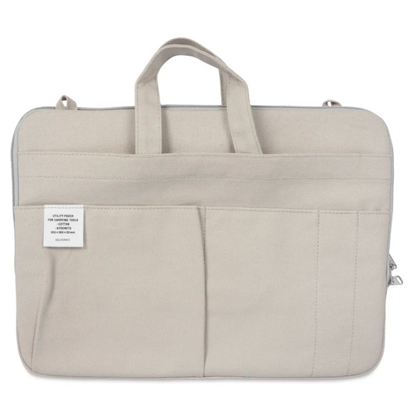 Slim Large Delfonics Pouch - Grey