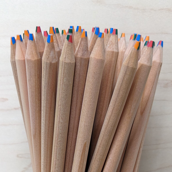 4-in-1 Rainbow Colored Pencil