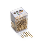 Brass Plated Paper Clips - Gran Mix