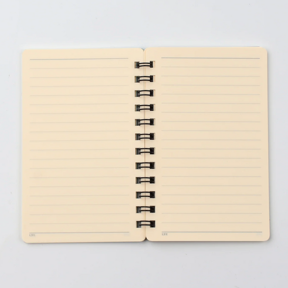 Lined Pocket Notebook: Blue Life