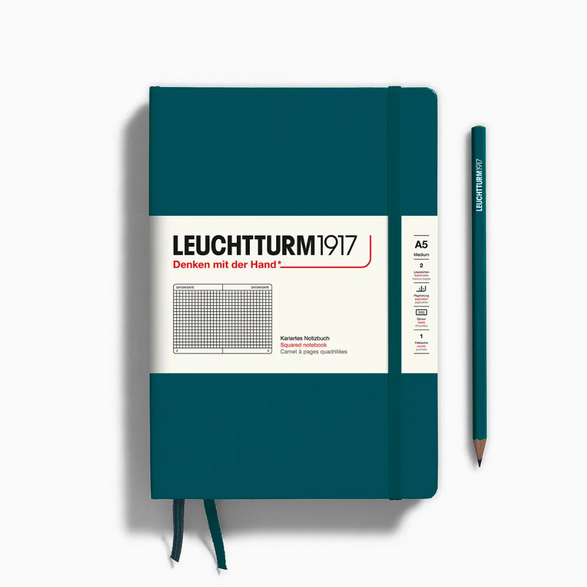Leuchtturm Graph Notebook: Pacific Green