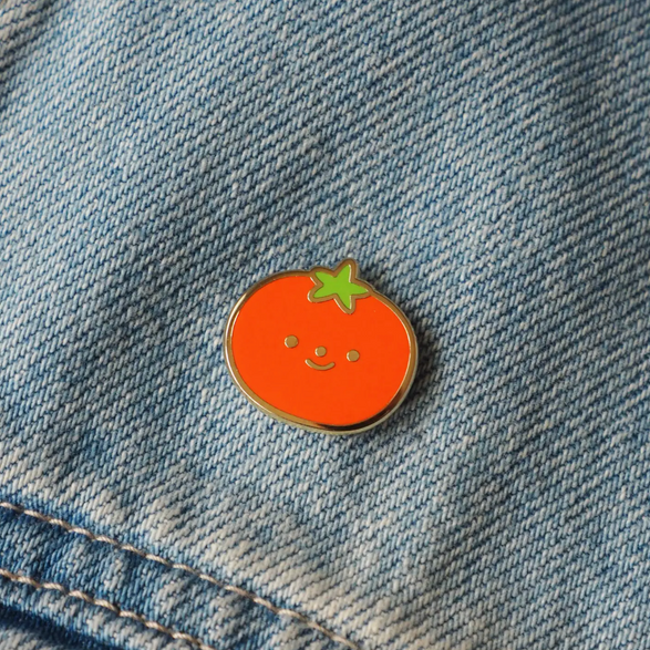 Tomato Enamel Pin