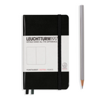 Leuchtturm Dot Grid Pocket Notebook: Black (A6)