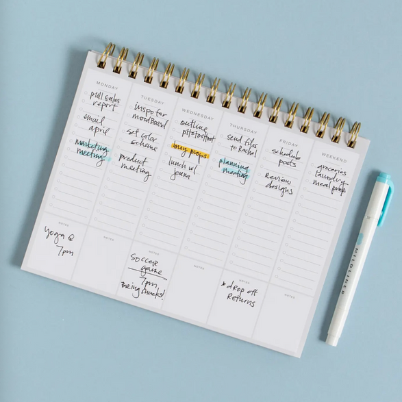 Spiral Weekly Planner