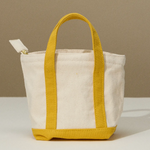 Mini Canvas Everyday Tote: Mustard Yellow