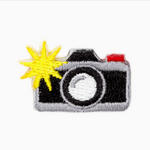 Camera Embroidered Sticker Patch