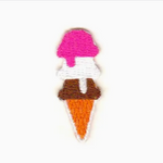 Ice Cream Embroidered Sticker Patch