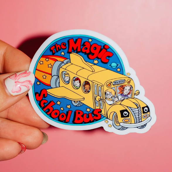 Magic School Bus Sticker – The Paper + Craft Pantry