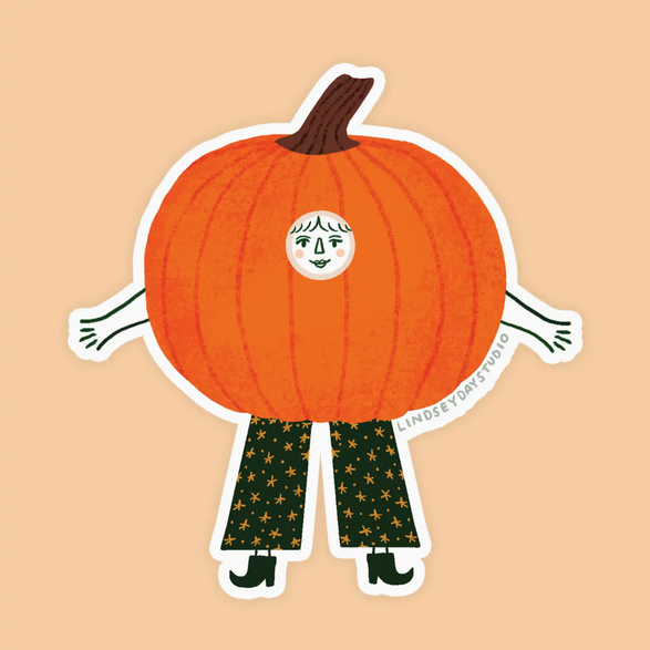 Paula Pumpkin Sticker