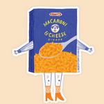 Maggie Macaroni & Cheese Sticker