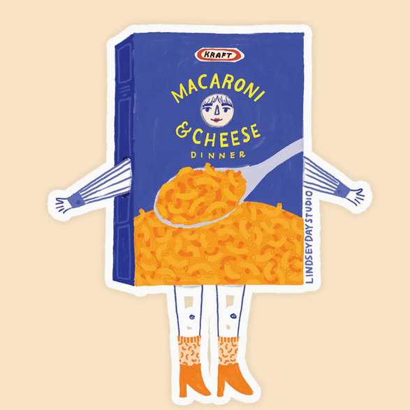 Maggie Macaroni & Cheese Sticker