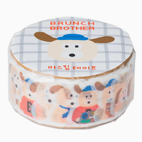 Puppy Overlapping Washi Tape
