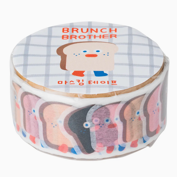 Toast Overlapping Washi Tape